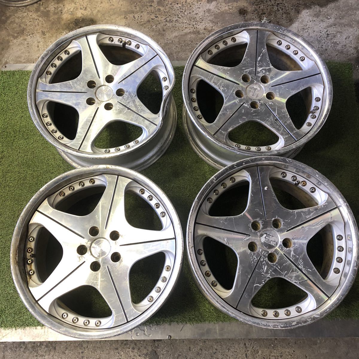 50010112】☆中古ジャンク品☆SUPER STAR LEON HARDIRITT Orden 19×8.5 