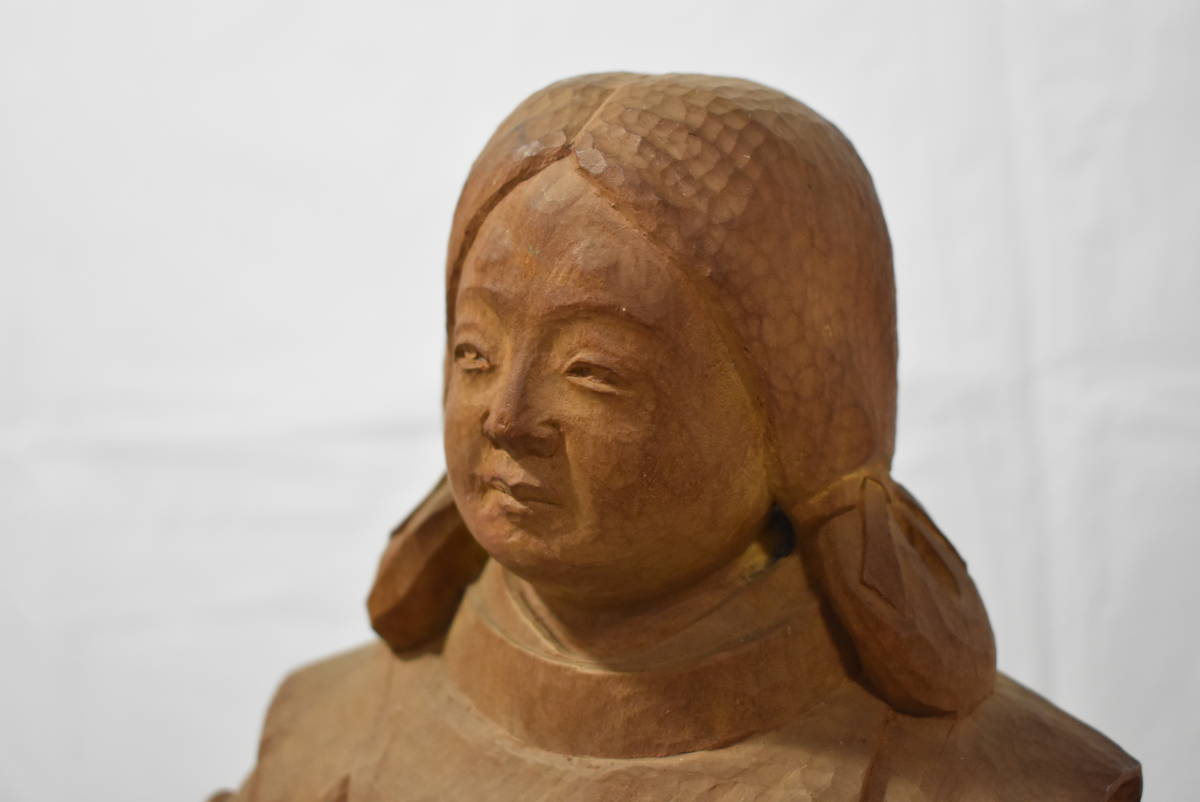 木彫り/彫像 男性/女性/人物 平安/飛鳥/奈良/狩衣姿/狩衣/指貫/書/筆 