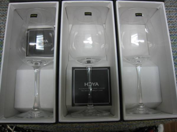 HOYA CRYSTAL ワイングラス CHN5125S 6客 未使用品