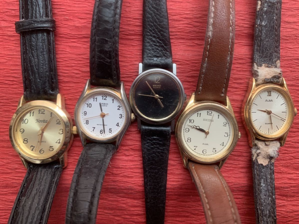 1円～★C36★まとめ売り★ジャンク品 腕時計 30点★SEIKO セイコー CITIZEN シチズン CASIO クレージュ 他 クォーツウォッチ