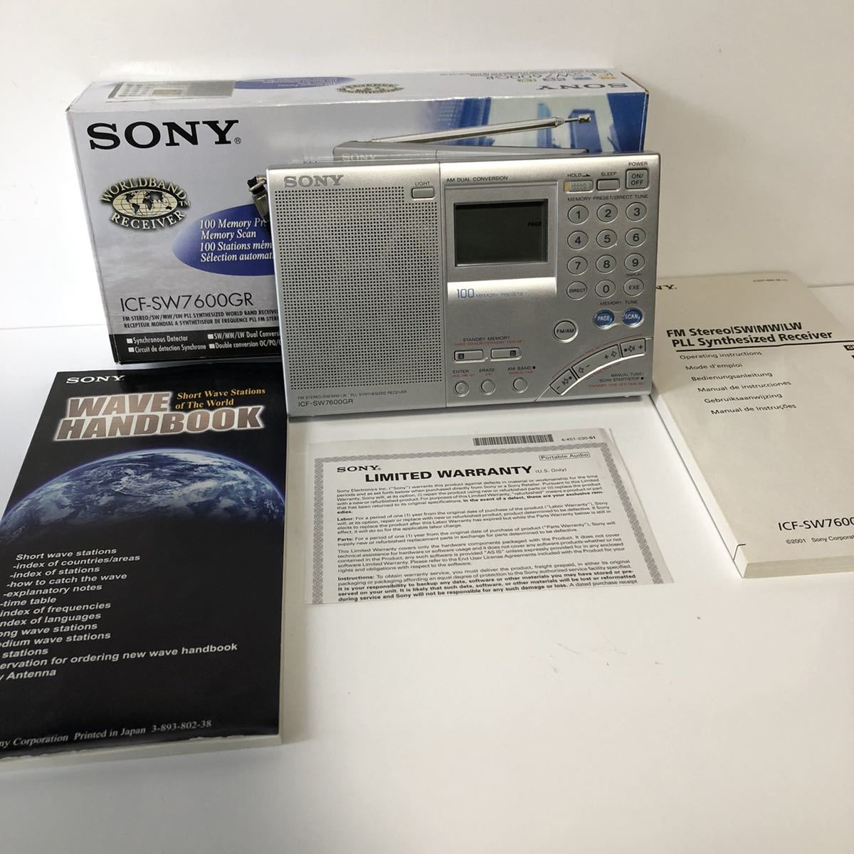 SONY ICF-SW7600GR PLL Sony ソニー - FMラジオ ラジオ FMステレオ⁄SW