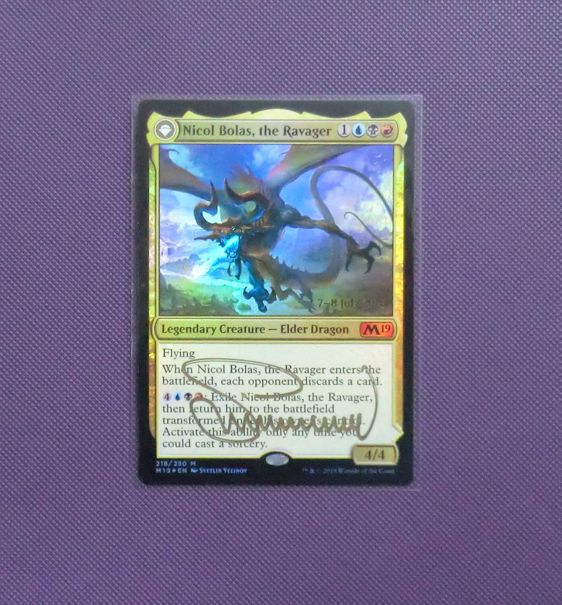 PSA10 MTG ニコル・ボーラス 拡張 Foil ボーダーレス 日本語