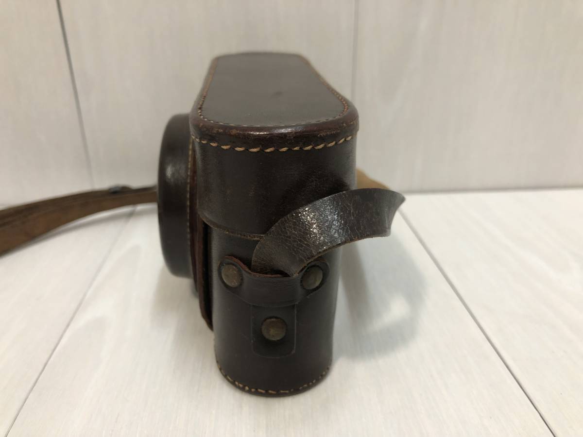バルナックライカ 本革ケース OH済Leica IIIf バルナックライカ