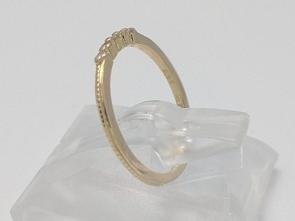 クリーニング済み】 agete アガット K18 指輪 リング 9号 ダイヤ0.05ct