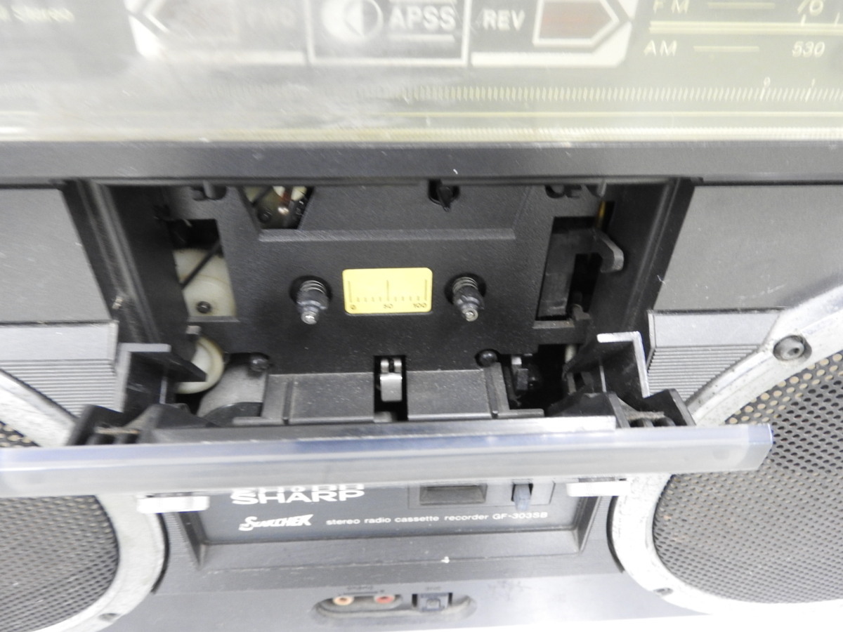 ☆SHARP ラジオカセットレコーダー GF-303SB ☆ジャンク☆ SHARP GF
