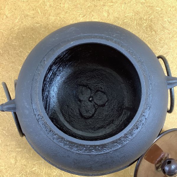 ほぼ未使用 茶道具 織部野々田商店製風炉型 電熱器増山馨鉄造鵬