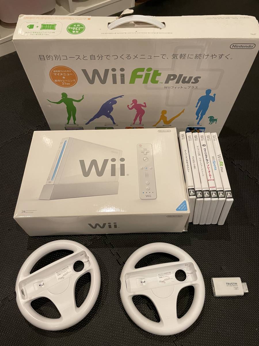 Wii Fit Plus Nintendo 本体 | 中古 人気ソフト5個 セット Wii 