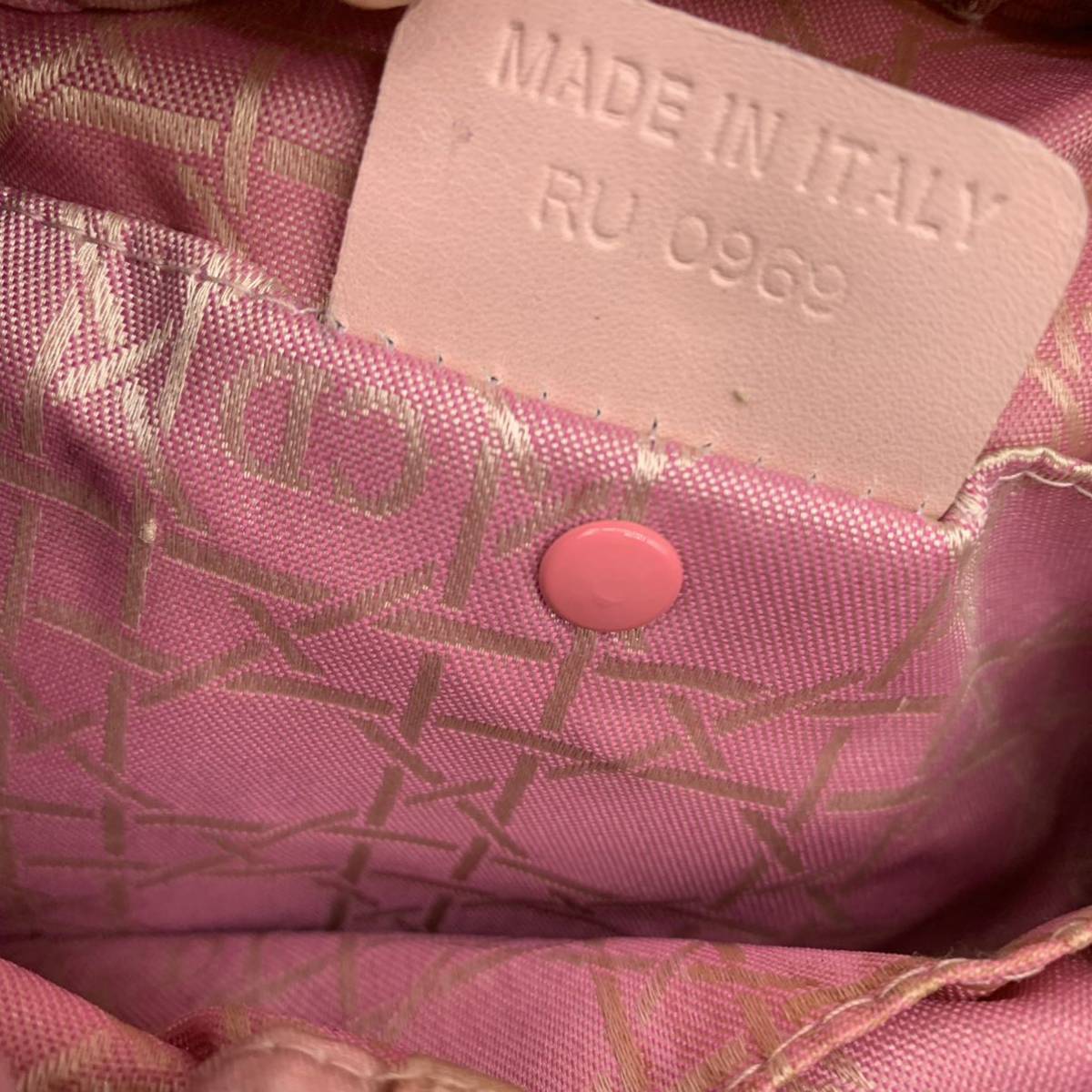 希少 Christian Dior ロゴ シルバー ピンク ジップジャケット 