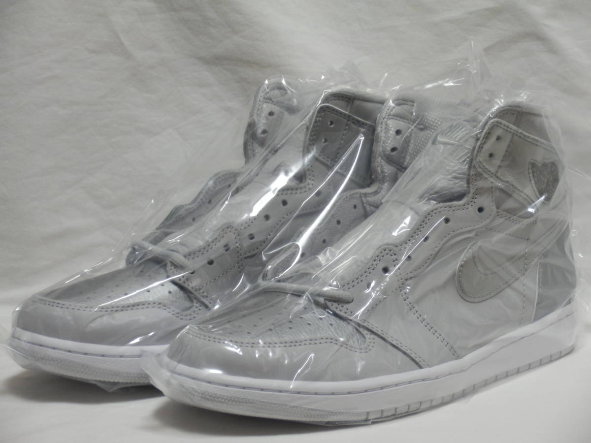 20年 JORDAN 1 RETRO HIGH OG CO.JP METALLIC SILVE 銀/灰/白 US9.5 新品箱付 MAX 1 90 95 JORDAN 1 3 4 5 6 11 OG BRED BANNED TOKYO23