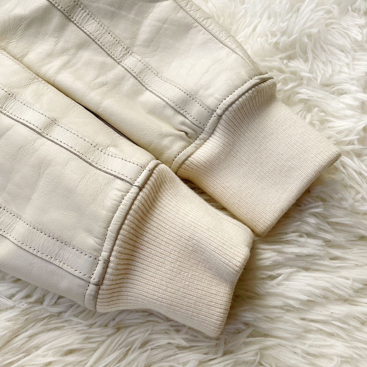贅沢な逸品】最高級!!ラムレザー ゼニア ZEGNA ライダースジャケット 