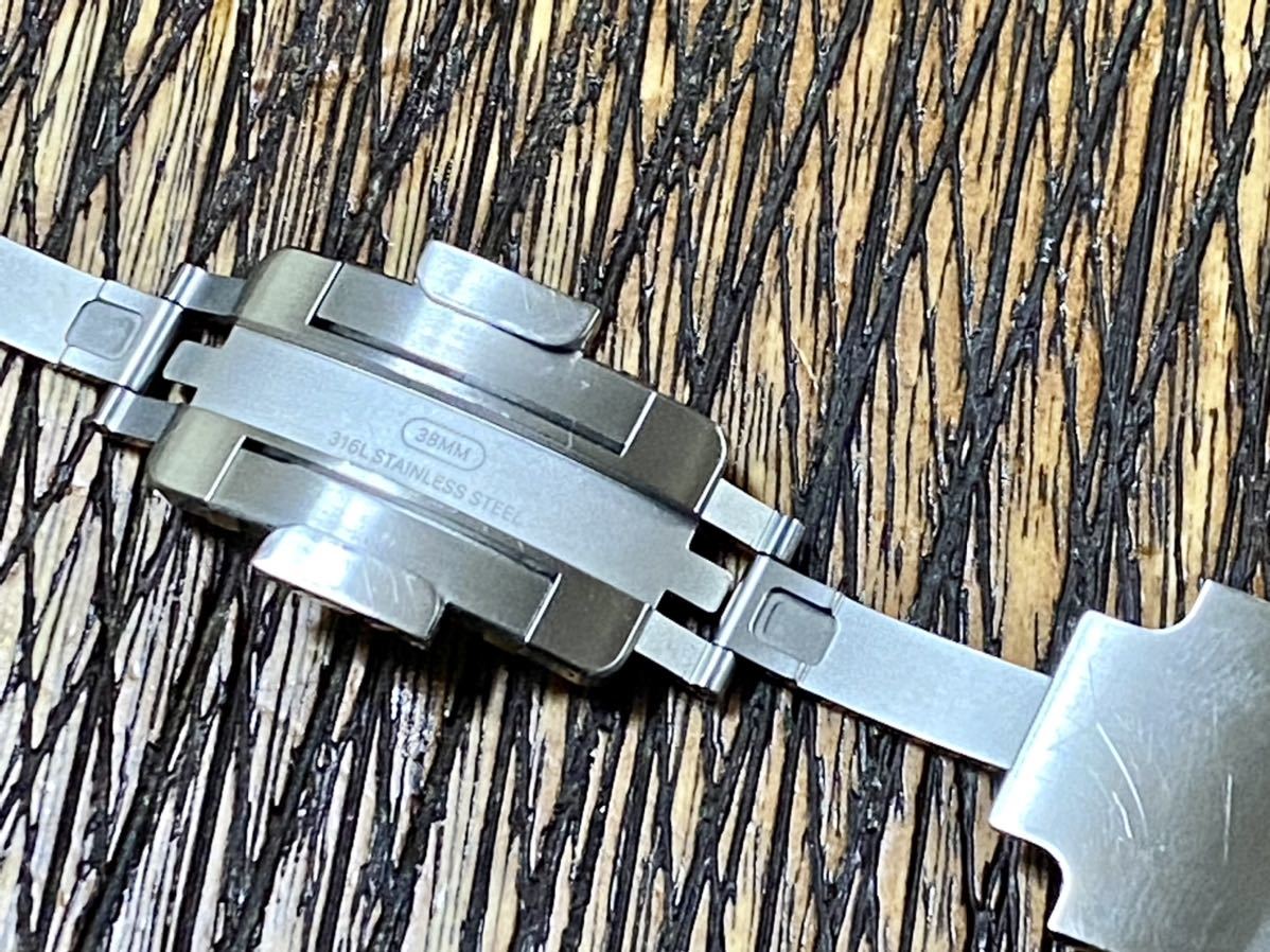 ★ 即決 送料無料 ★ Apple watch 正規品 316L シルバー ステンレススチール リンクブレスレット 38mm アップルウォッチ純正品 Applewatch Apple アップルウォッチ watch ベルト 価格が安い レザーリンク