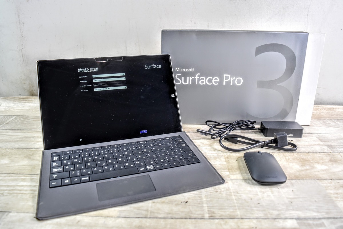 日本 限定 モデル B.7147 Surface Pro3 Win8/Corei5/256GB/8GB 12