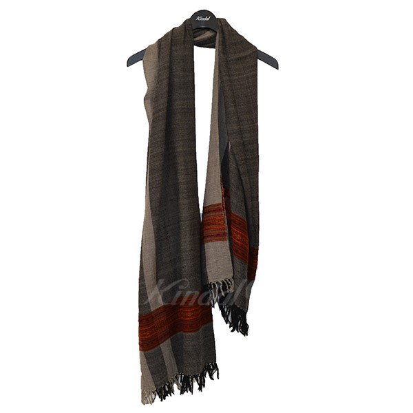 C25値下げ】22A16 YANTOR ヤントル Hand woven big stole 大判マフラー