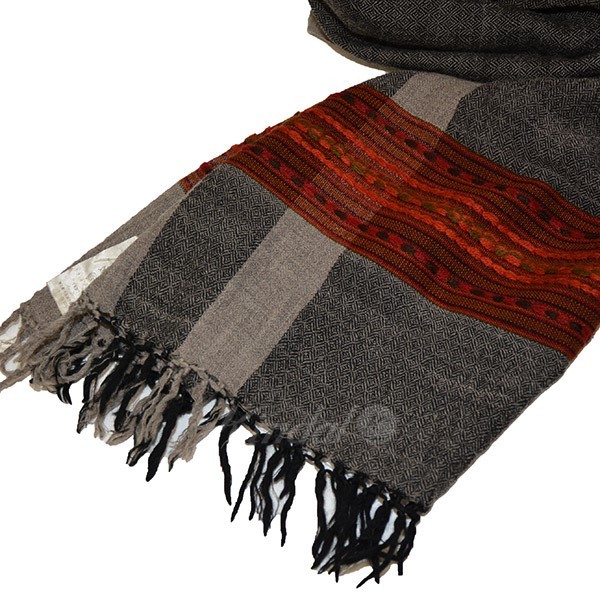 yantor ヤントル 大判ストール C25値下げ】22A16 YANTOR ヤントル Hand woven big stole 大判マフラー