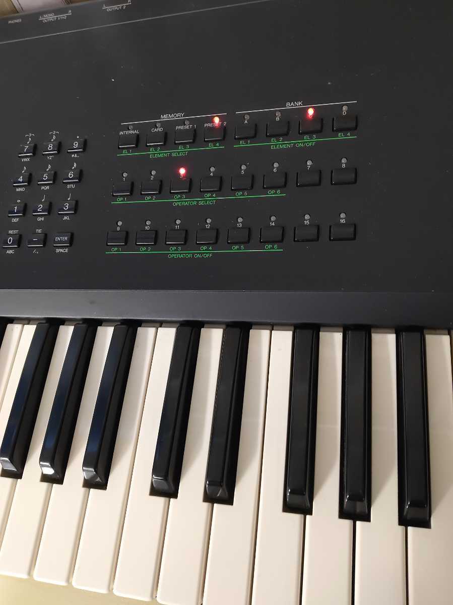 GZ 通電確認済 YAMAHA デジタルシンセサイザー SY77 61鍵 電子 