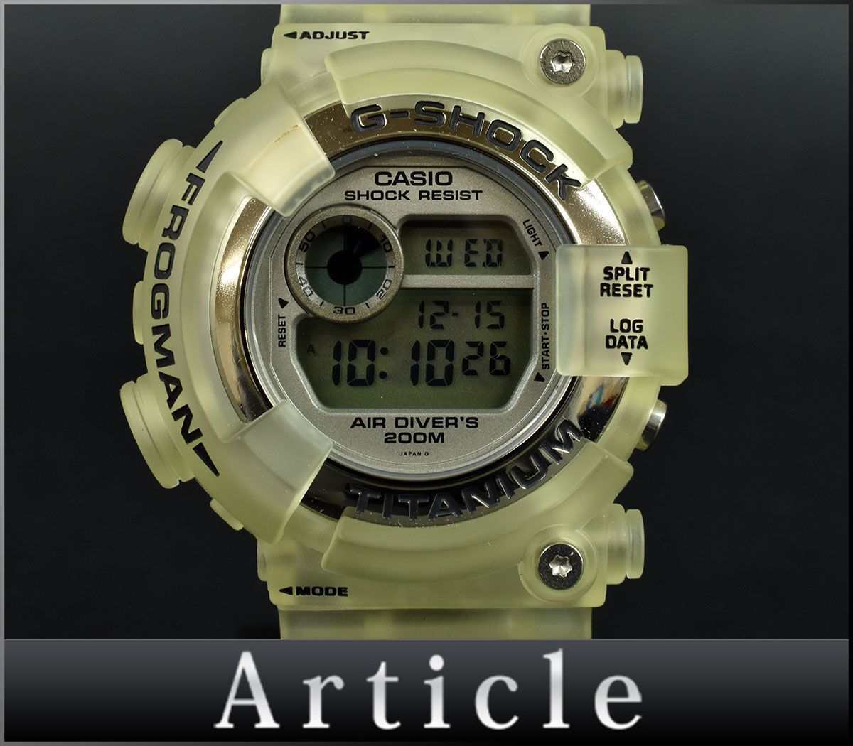 113096□美品 動作確認済 CASIO カシオ G-SHOCK W.C.C.S 腕時計 