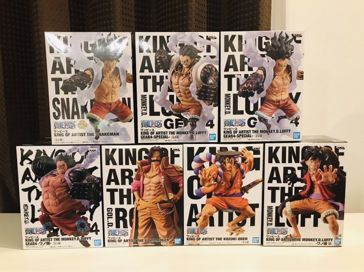 ワンピース KING OF ARTIST 7種セット フィギュア ルフィ ロジャー