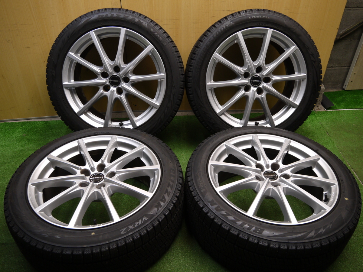 バリ溝！キレイ！9.5分☆BMW 等 245/45R18 スタッドレス ブリヂストン 