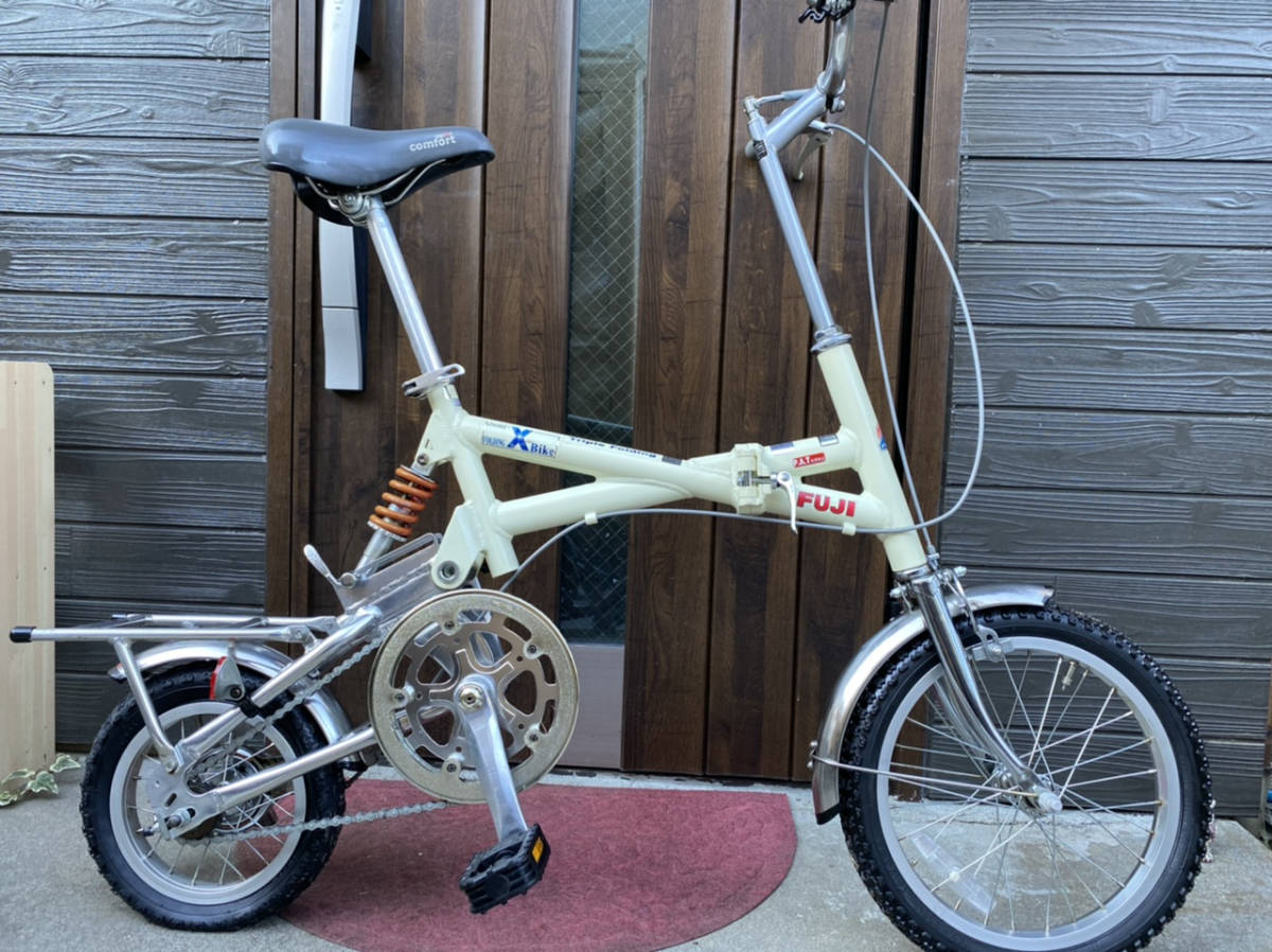 Yahoo!オークション - 当時物 折り畳み自転車 Fuji X BIKE アルミ製 