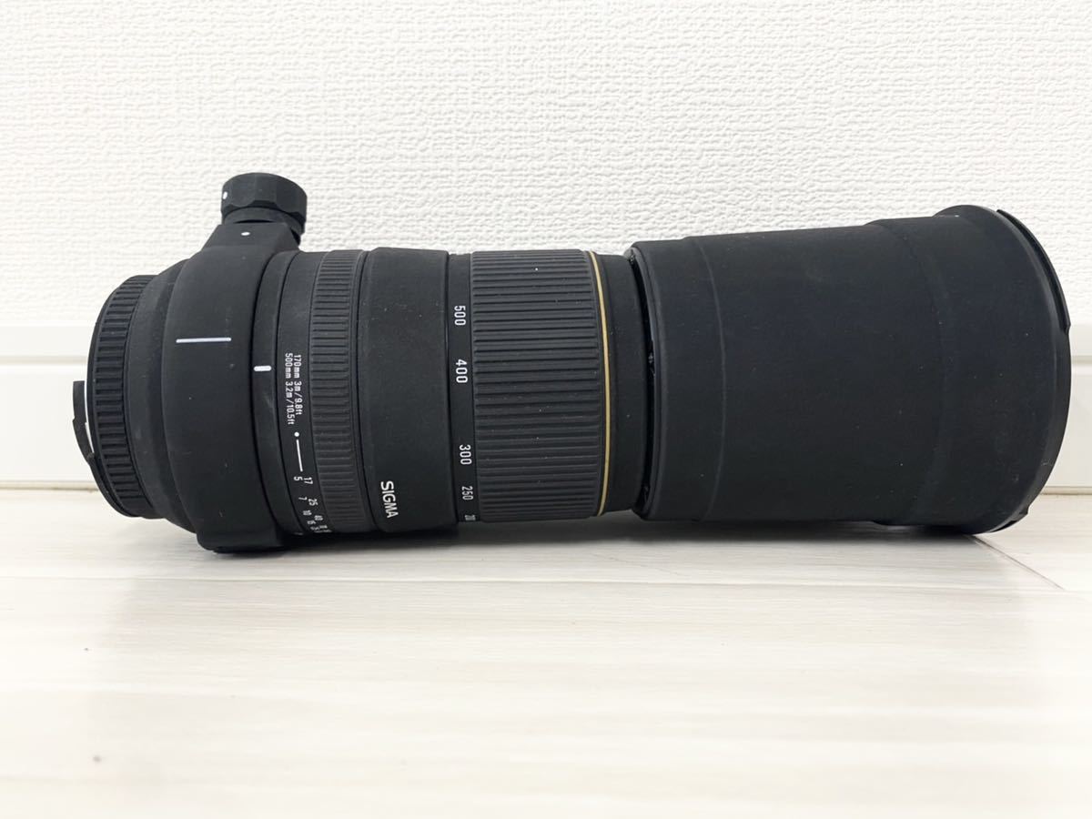SIGMA 170-500mmD 1:5-6.3 APO DG ズームレンズ シグマ ケース付き ED
