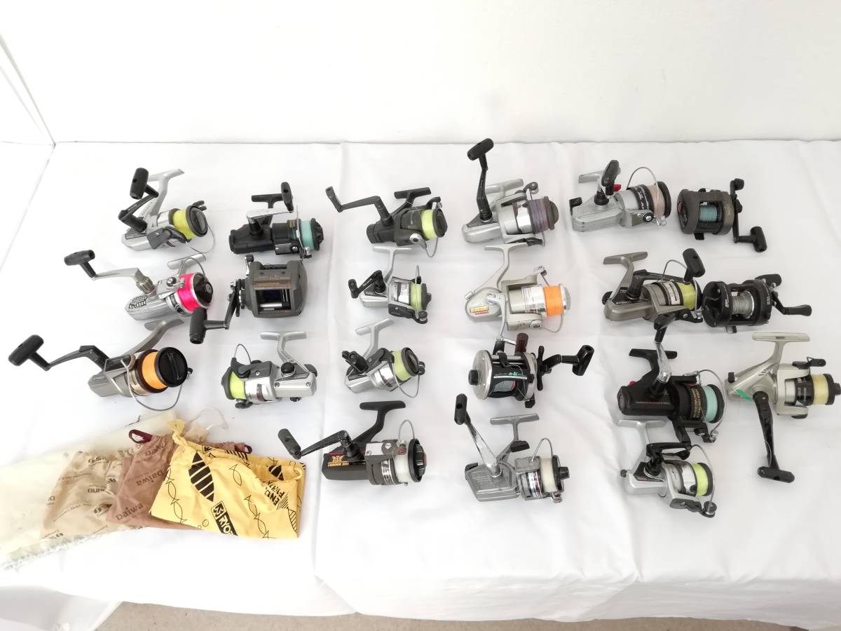 IE20】リール 21点 まとめ スピニングリール 17点 両輌リール 4点