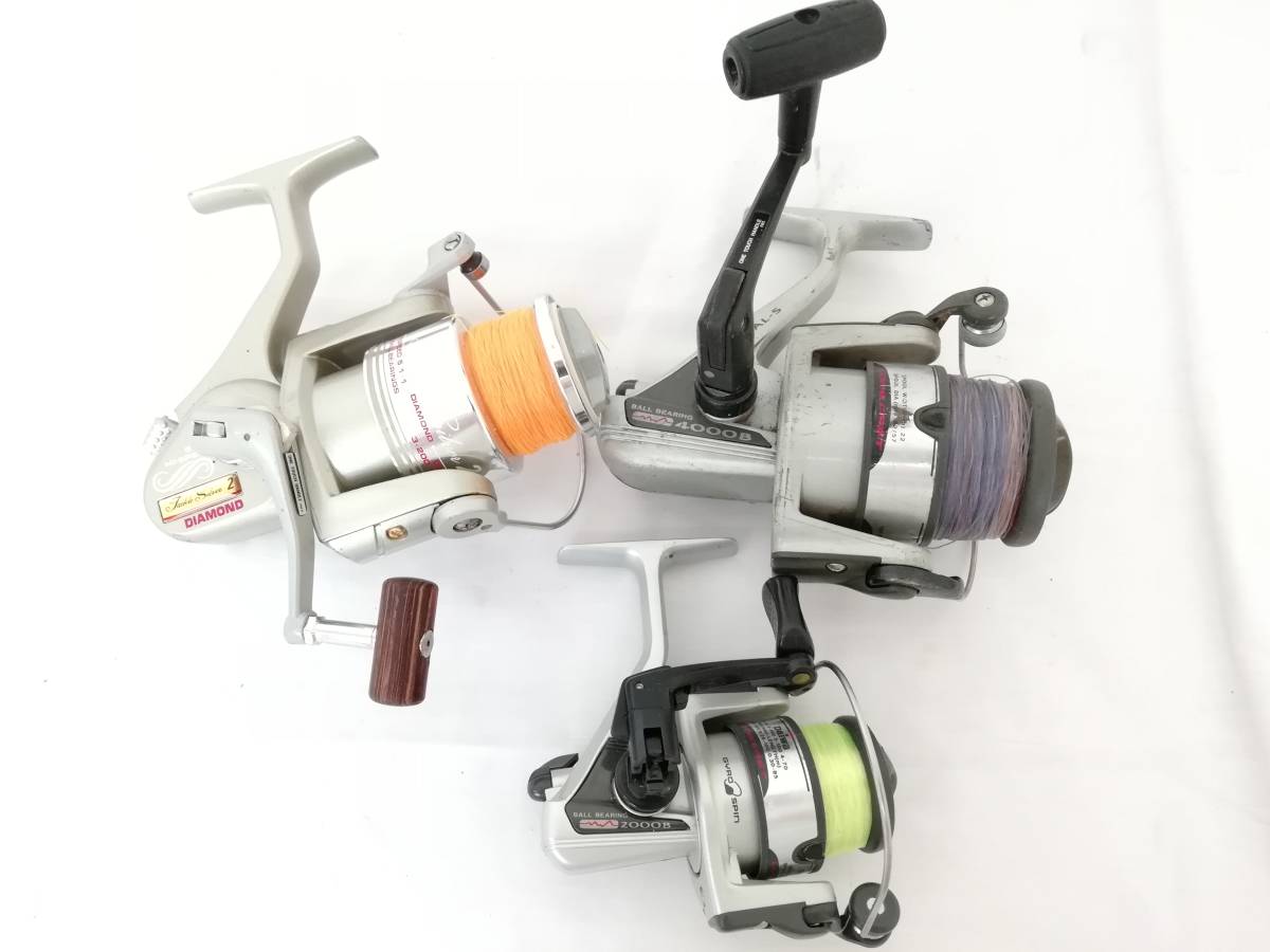 IE20】リール 21点 まとめ スピニングリール 17点 両輌リール 4点