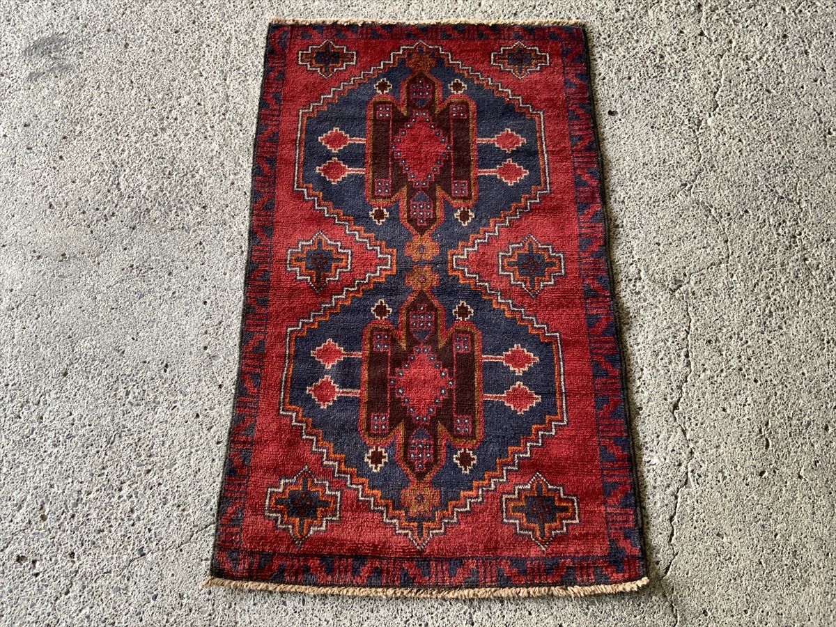143×90cm アフガニスタン・ヘラート・シルダン産 絨毯 ラグ アンティーク家具 マジック カーペット 01ADBRM220117004C ～ヘラト～』ヘラート(アフガニスタン)の アフガニスタン（2） 0 ヘラート産 バルーチ族 B202100293