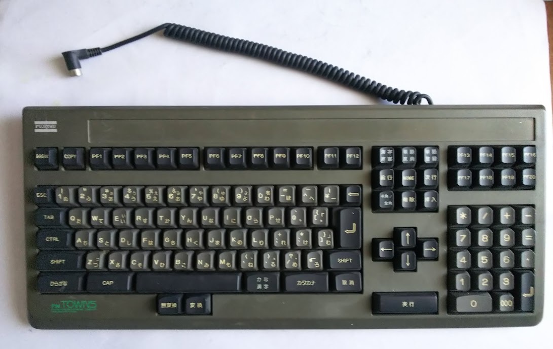 【人気SALE，豊富な】 FM-TOWMS キーボード FMT－KB105(FM TOWNS)｜売買されたオークション情報、yahooの商品情報をアーカイブ公開 - オークファン FM TOWNS