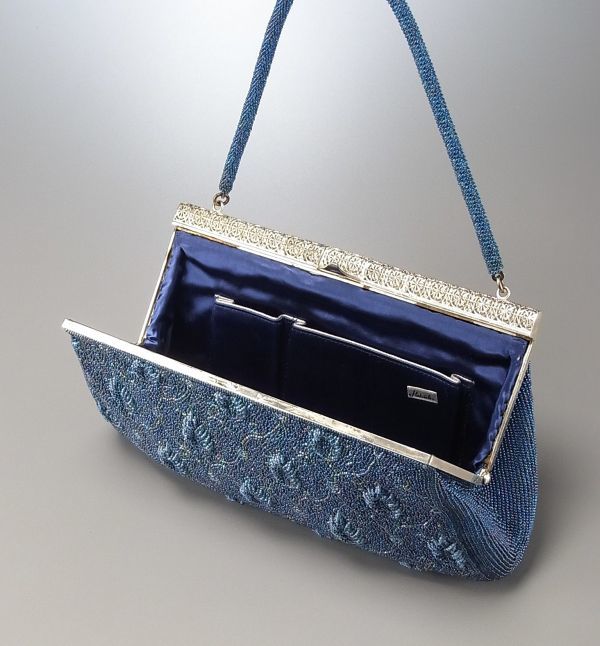 Hakubotan 銀座白牡丹 高級 和装バッグ クラッチバッグ 総柄 Hakubotan