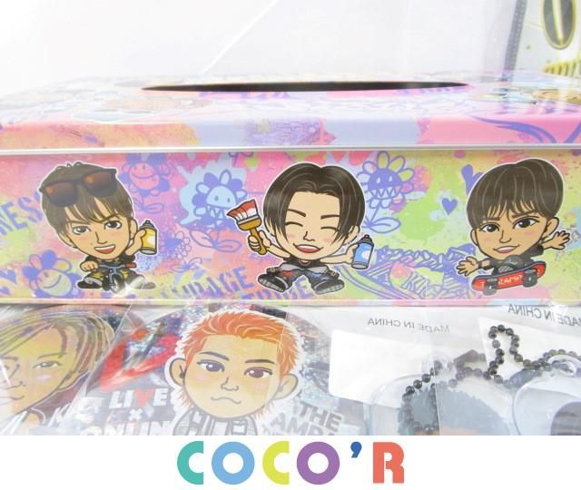 同梱可】優良品 LDH THE RAMPAGE ティッシュボックスケース ミニタオル 