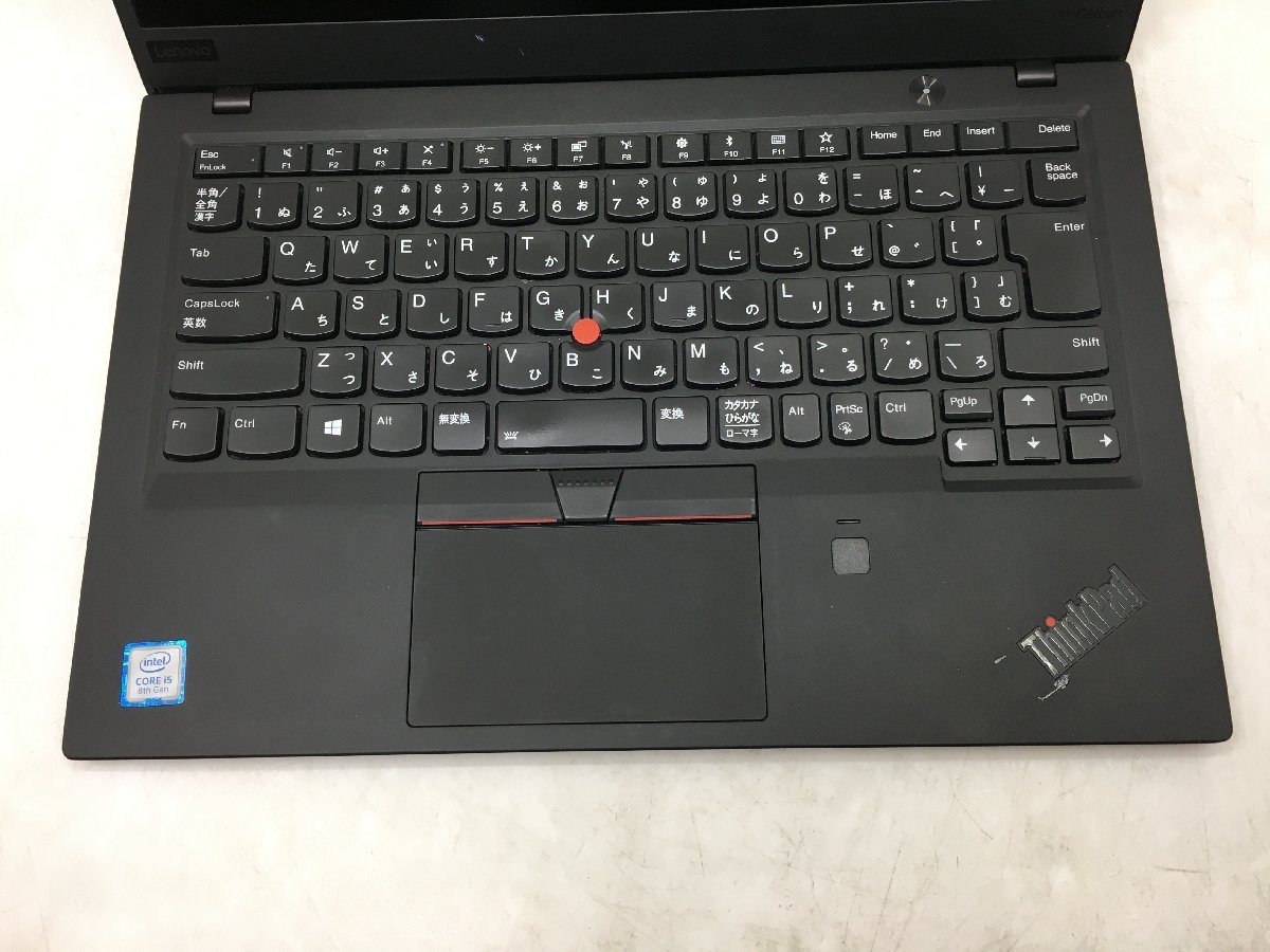 ジャンク【Lenovo】ThinkPad X1 Carbon Core i5-8250U 1.6GHz 8GB