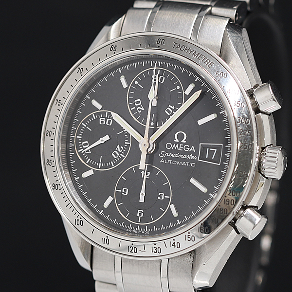 激安大特価，限定SALE 1円 稼働 OMEGA/オメガ スピードマスター 3513.50 クロノグラフ デイト スイス製 AT/自動巻き メンズ腕時計 711A0171304(デイト)｜売買されたオークション情報、yahooの商品情報をアーカイブ公開 - オ スピードマスター