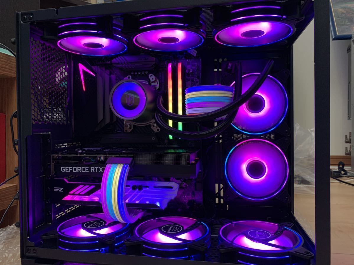 Ryzen5 5600x RTX3060 Lian li 簡易水冷 ゲーミングPC(デスクトップ 