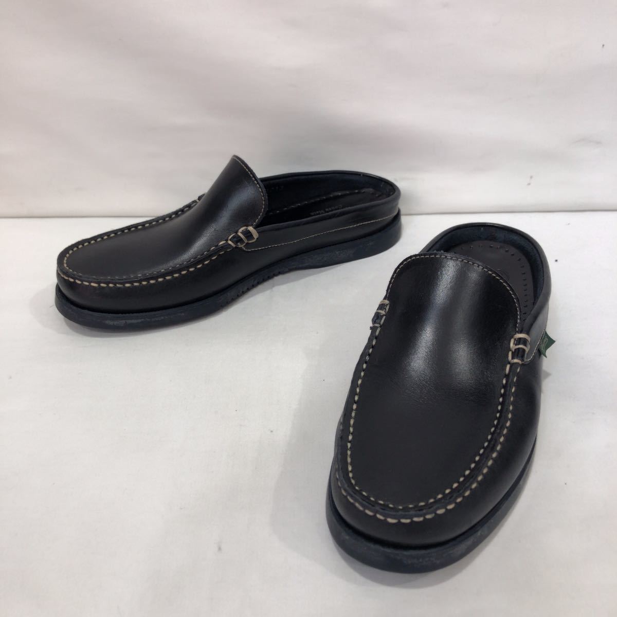 パラブーツ スリッポン PARABOOT ♪パラブーツ♪ローファー 革靴 AMERICAメンズ 【Paraboot】バハマ パラブーツ スリッポン ローファー ネイビー UK6 ts202201