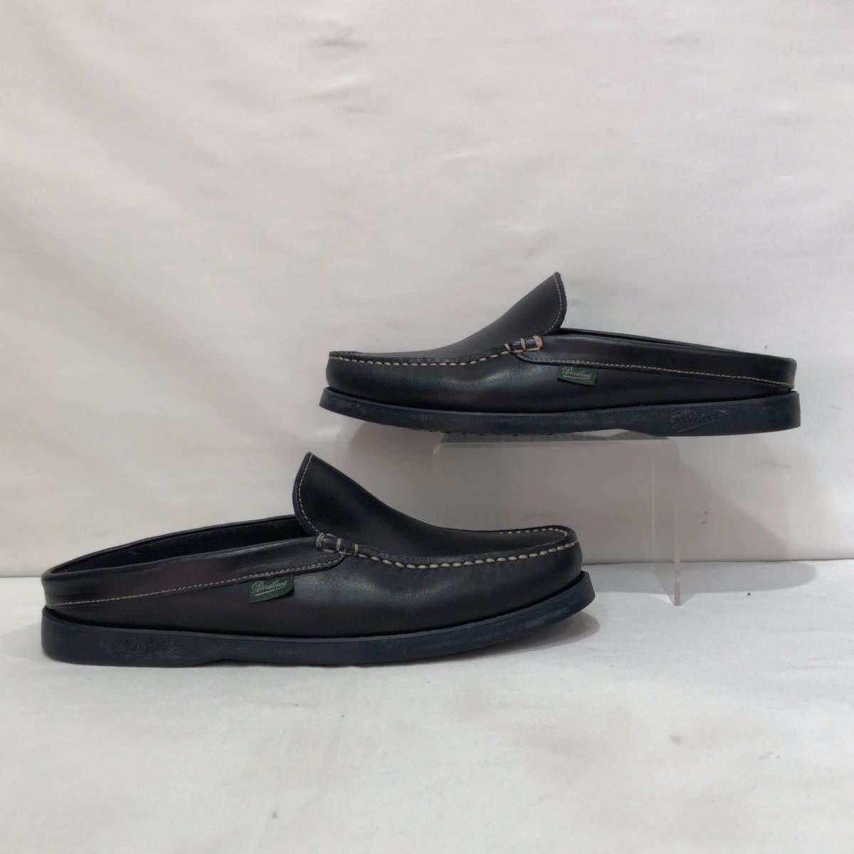パラブーツ スリッポン PARABOOT ♪パラブーツ♪ローファー 革靴 AMERICAメンズ 【Paraboot】バハマ パラブーツ スリッポン ローファー ネイビー UK6 ts202201