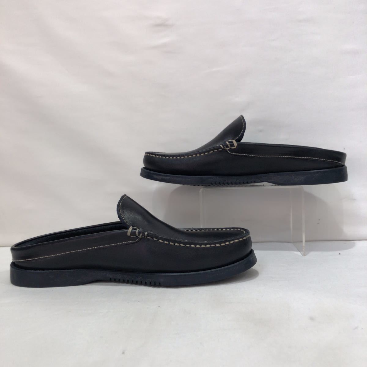 パラブーツ スリッポン PARABOOT ♪パラブーツ♪ローファー 革靴 AMERICAメンズ 【Paraboot】バハマ パラブーツ スリッポン ローファー ネイビー UK6 ts202201