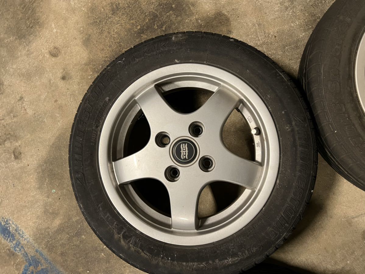格安 美品 軽自動車 アルミ ホイール 5本スポーク 155/65R13 アルミホイール 中古 軽自動車用 純正 5穴 軽自動車用１４インチスタッドレスセット入庫です！