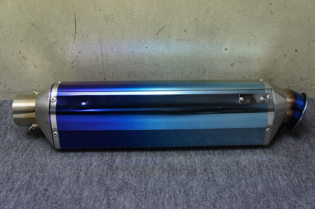 ZRX1200DAEG BEETサイレンサー 60.5㎜ NASSERT EVO ブルーチタン ZX14R