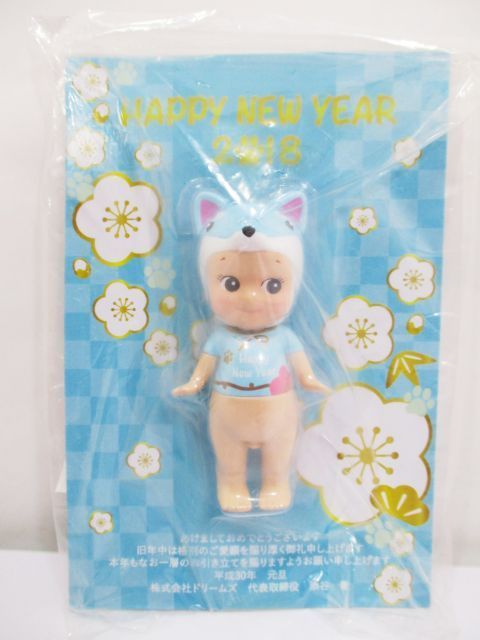 S200415-067 ソニーエンジェル/年賀状2018 戌（水色） Sonny Angel
