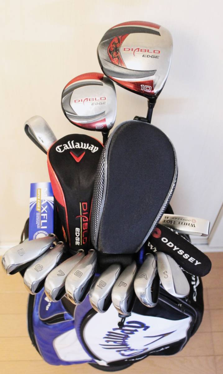 ◇送料無料 即決 Callaway キャディバッグ ODYSSEY パター付 本格