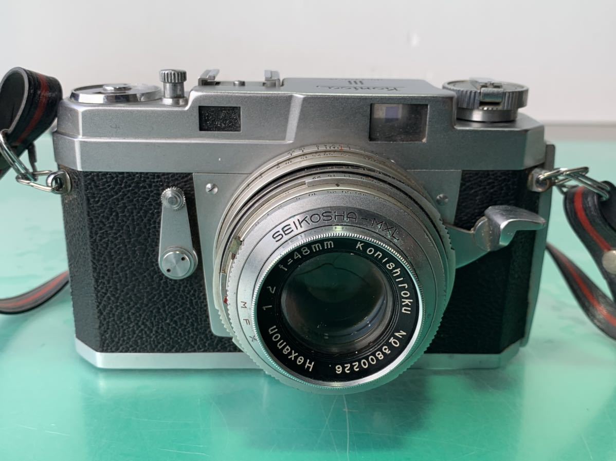 カメラ 【Konika】コニカ konicaⅢ Hexanon 48mm F2 _ フィルムカメラ