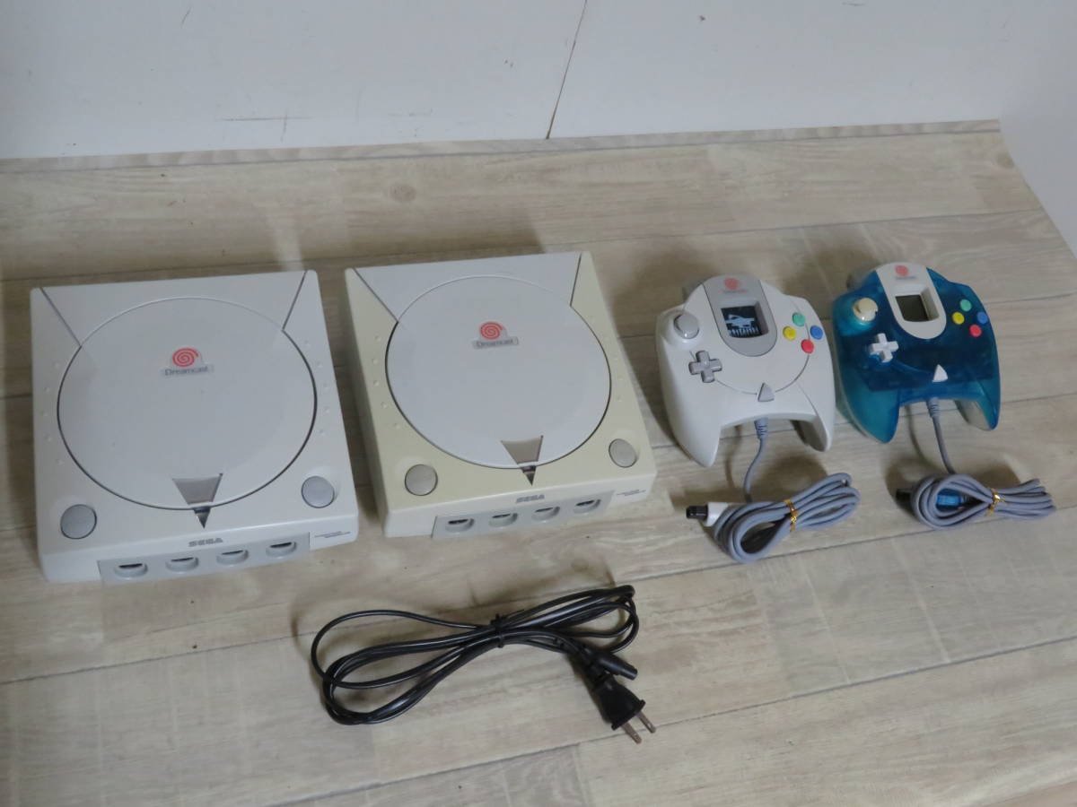 | ドリームキャスト ドリームキャスト☆本体一式と名作ソフト2本のセットすぐ遊べます ドリームキャスト本体 本体・周辺機器 SEGA DC Yahoo!オークション 本体 本体3台 2個まとめて売り動作未確認 ドリキャス GN9272&frasl;100&frasl;0ジャンク☆ドリームキャスト 在庫処分価格 ビジュアル ドリームキャスト本体と2本セット｜Yahoo!フリマ（旧PayPayフリマ）