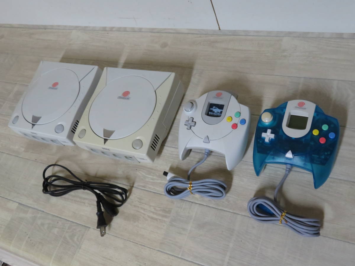 | ドリームキャスト ドリームキャスト☆本体一式と名作ソフト2本のセットすぐ遊べます ドリームキャスト本体 本体・周辺機器 SEGA DC Yahoo!オークション 本体 本体3台 2個まとめて売り動作未確認 ドリキャス GN9272&frasl;100&frasl;0ジャンク☆ドリームキャスト 在庫処分価格 ビジュアル ドリームキャスト本体と2本セット｜Yahoo!フリマ（旧PayPayフリマ）