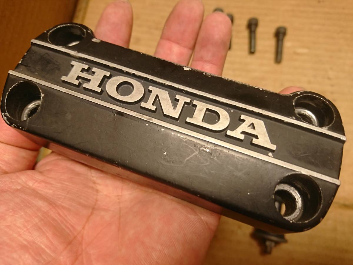当時物 CB 250 400 T ホーク 純正ハンドルクランプ スーパーホーク
