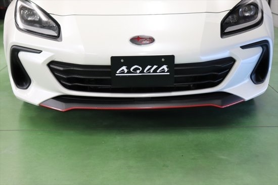 新型BRZ（ZD8）用レッドライン（モール／テープ）フロントバンパー