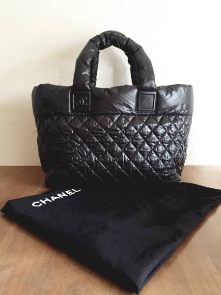 CHANEL シャネル　ココ・コクーン　ハンドバッグ　ラージ黒