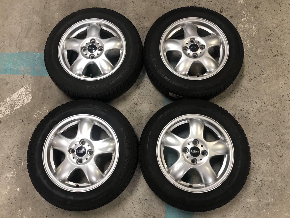 新作登場，品質保証 t268 冬タイヤ 4本 175/65R15 ミニ純正ホイール付 15インチ 4穴 PCD100 オフセット不明 Michelin ミシュラン X-ICE XI3(スタッドレスタイヤ)｜売買されたオークション情報、yahooの商品情報をアーカイブ公 4穴