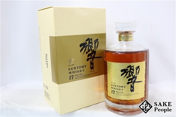 響 17年 サントリー ゴールドラベル 750ml ◇注目! 700ml 箱 旧ラベル