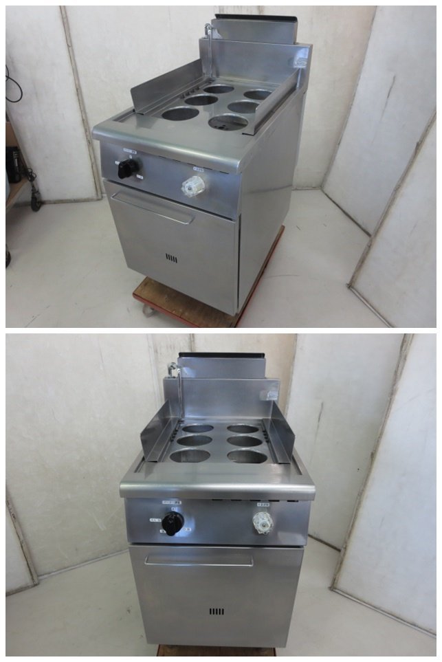 ◆タニコー 業務用 角型 ゆで麺機　LPガス TU-50AN[0110CT]7BY!