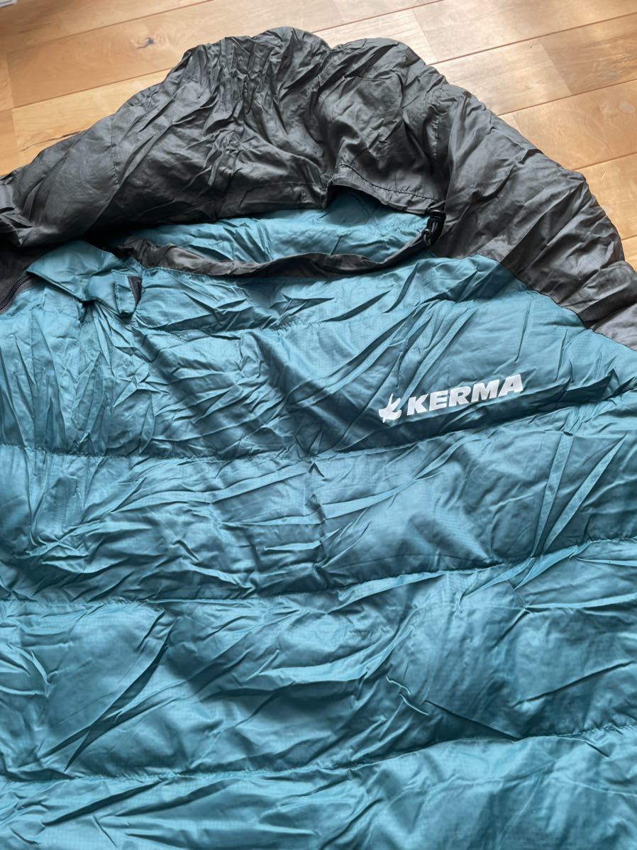KERMA ダウンシェラフ　ビバーク　マミー型　寝袋　検)mont-bell スノーピーク　ナンガ　イスカ 寝袋 シュラフ マミー型 Rockの冬用寝袋 マミー型なのに出入りが簡単！手足が出せて動けるBears Rockの冬用マミー型寝袋